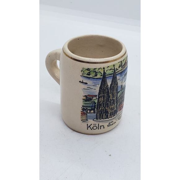 VINTAGE Miniature Beer Steins Mugs Germany Set Of 2 - Picture 5 of 16